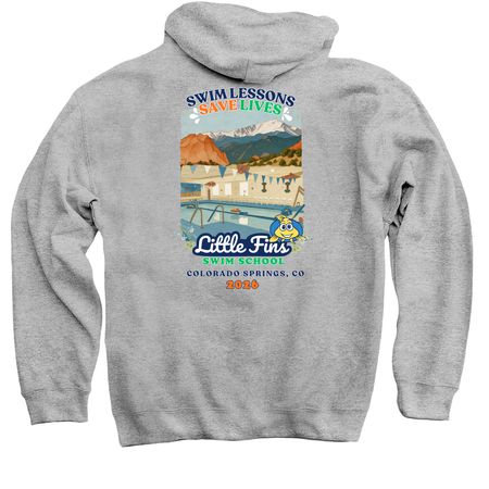 Swim Lessons Save Lives ? WLSL 2026, a Sport Grey Pullover Hoodie