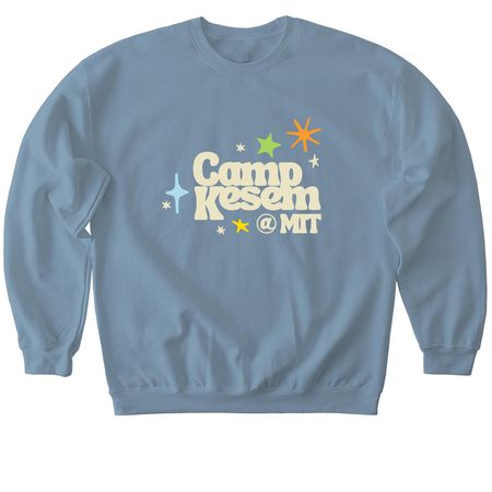 CK Stars, a Stone Blue Softstyle Crewneck Sweatshirt