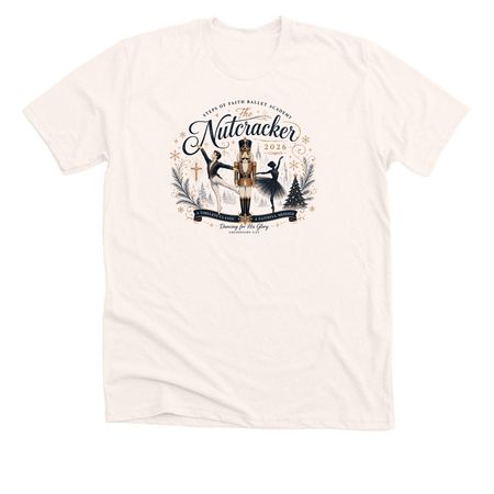 SOFBA Nutcracker 2026, a Heather Natural Premium Unisex Tee