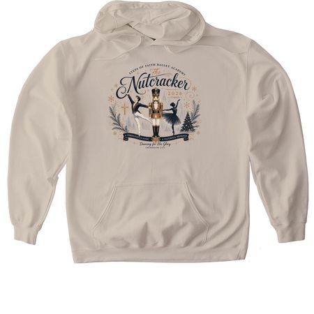 SOFBA Nutcracker 2026, a Sand Gildan Softstyle Pullover Hoodie