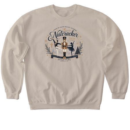 SOFBA Nutcracker 2026, a Sand Softstyle Crewneck Sweatshirt