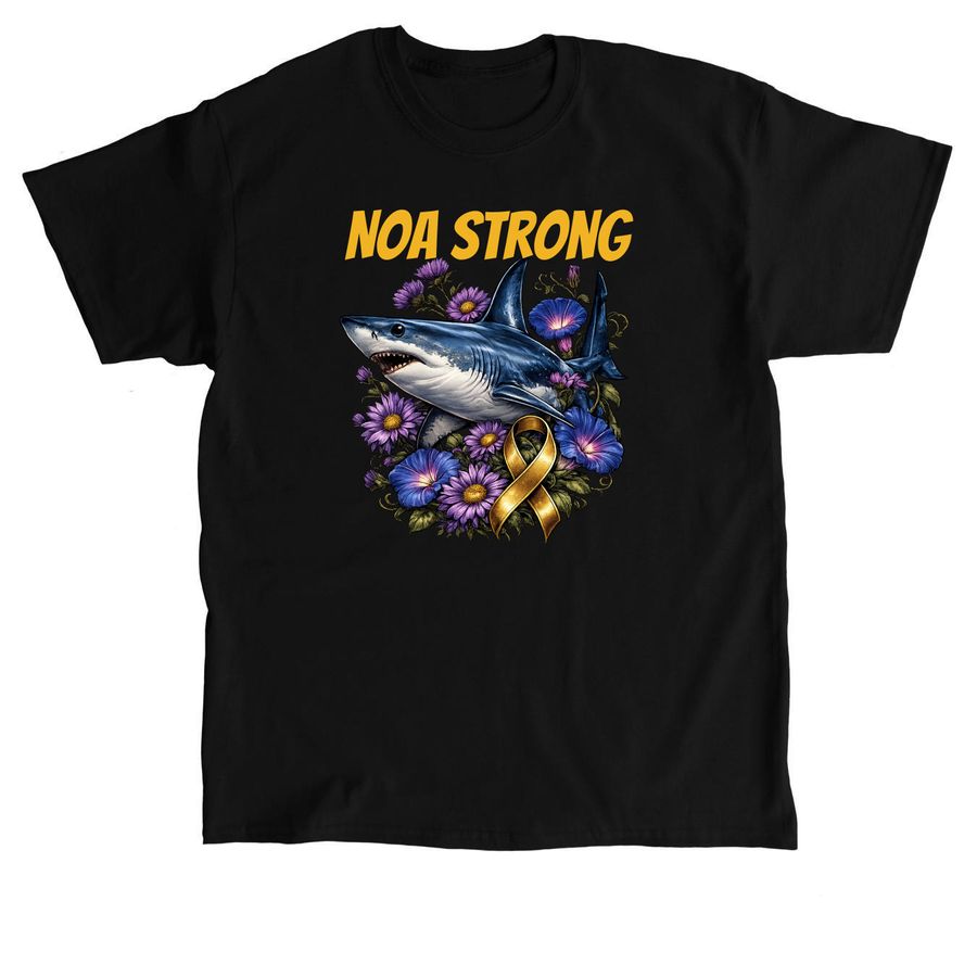 Noa Strong Fundraiser, a Black Classic Unisex Tee
