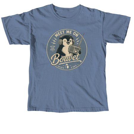 MEET ME ON BOUVET, a Blue Jean Comfort Colors Unisex Tee