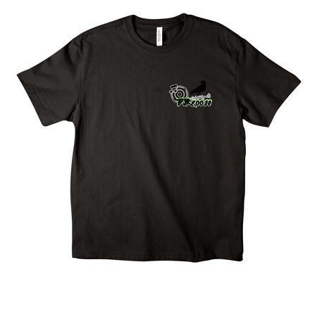 Turn up the BOO's with DJKROOZE!, a Black Unisex Heavyweight Tee