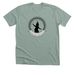 Taupou Logo 1, a Heather Sage Premium Unisex Tee