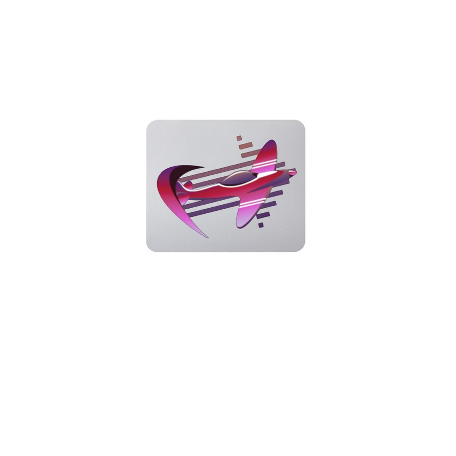 Logo Mouse Pad, a White Full Color Mouse Pad
