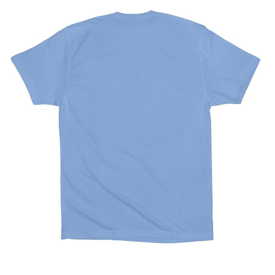 Motive & Mermaids, a Carolina Blue Premium Cotton Tee (back-view)
