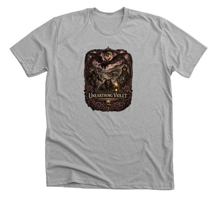 Cryptids, a Athletic Heather Premium Unisex Tee