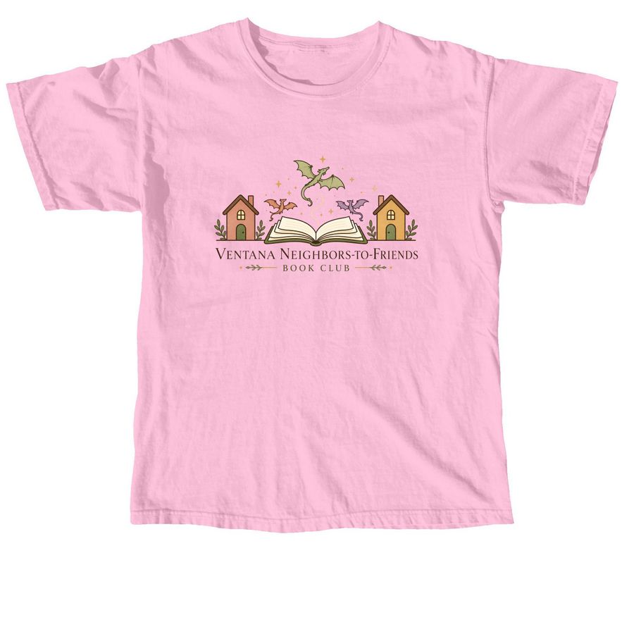 Ventana Book Club, a Blossom Comfort Colors Unisex Tee
