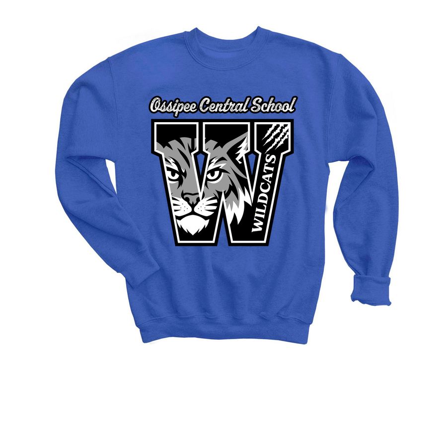 Wildcat Crewneck Sweatshirt, a Royal Youth Crewneck Sweatshirt