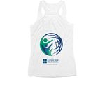GBS|CIDP Awareness Month - May 2026, a White Women's Racerback (back-view)