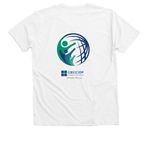 GBS|CIDP Awareness Month - May 2026, a Solid White Blend Premium V-Neck Tee (back-view)