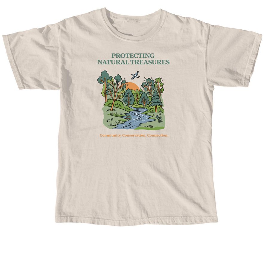 Help Us Protect the Batson River, a Ivory Comfort Colors Unisex Tee