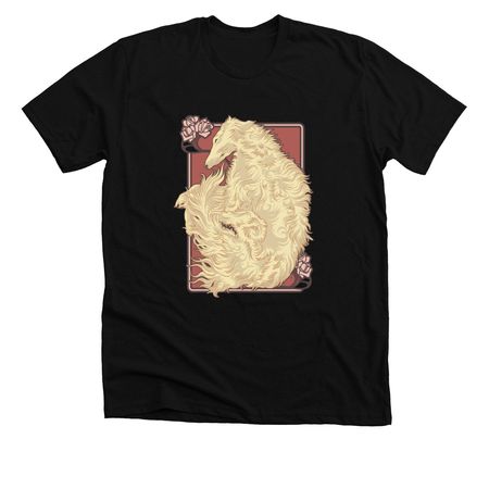 Eris the Borzoi, a Solid Black Blend Premium Unisex Tee
