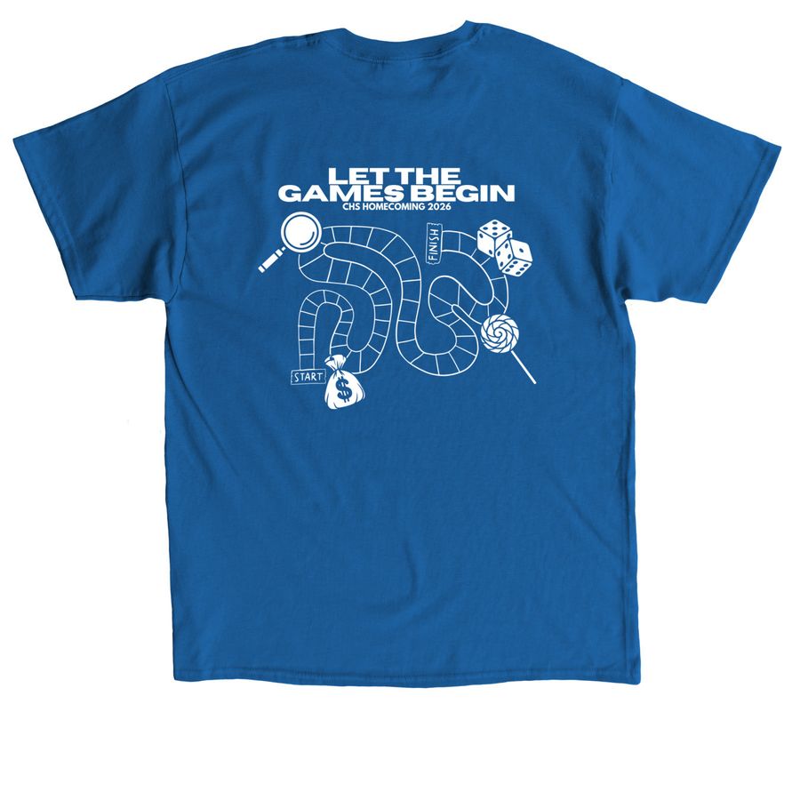 HoCo 2026, a Royal Classic Unisex Tee (back-view)