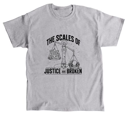 Scales of Justice, a Sport Grey Classic Unisex Tee