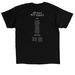 RENT Show Shirt, a Black Classic Unisex Tee (back-view)