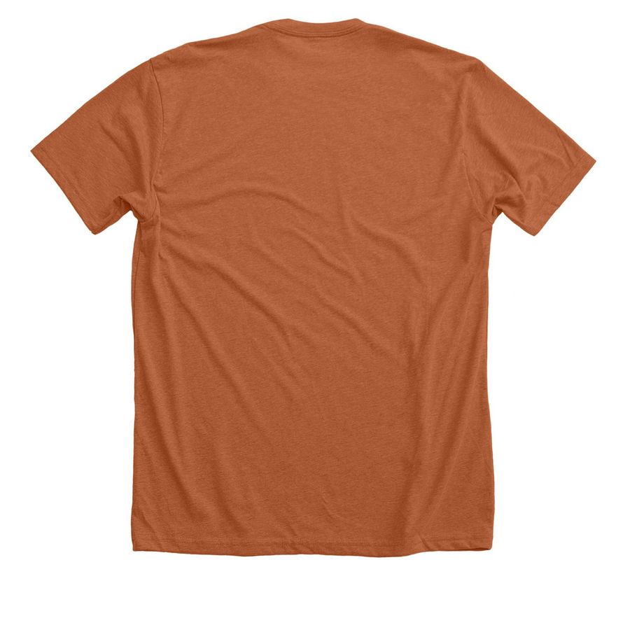 Lost? T-Shirt, one-sided, a Heather Autumn Premium Unisex Tee (back-view)