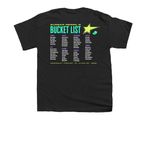 Bucket List 2026, a Black Youth Unisex Tee (back-view)