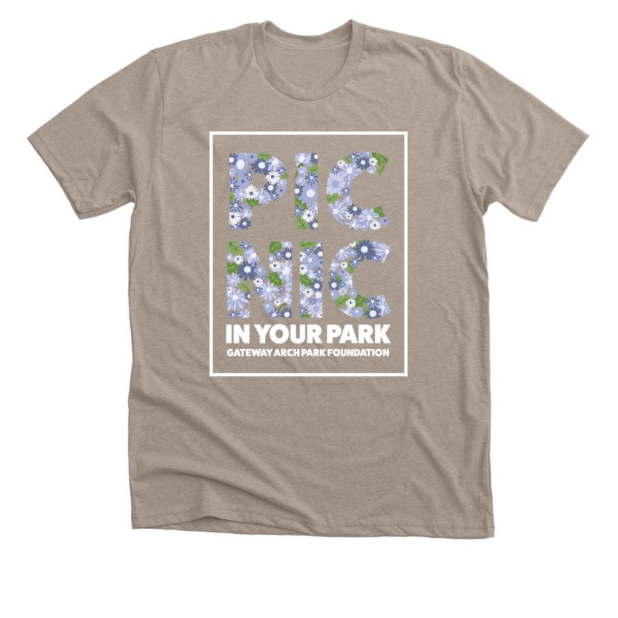 Picnic in Your Park- 2026 Flowers, a Heather Stone Premium Unisex Tee