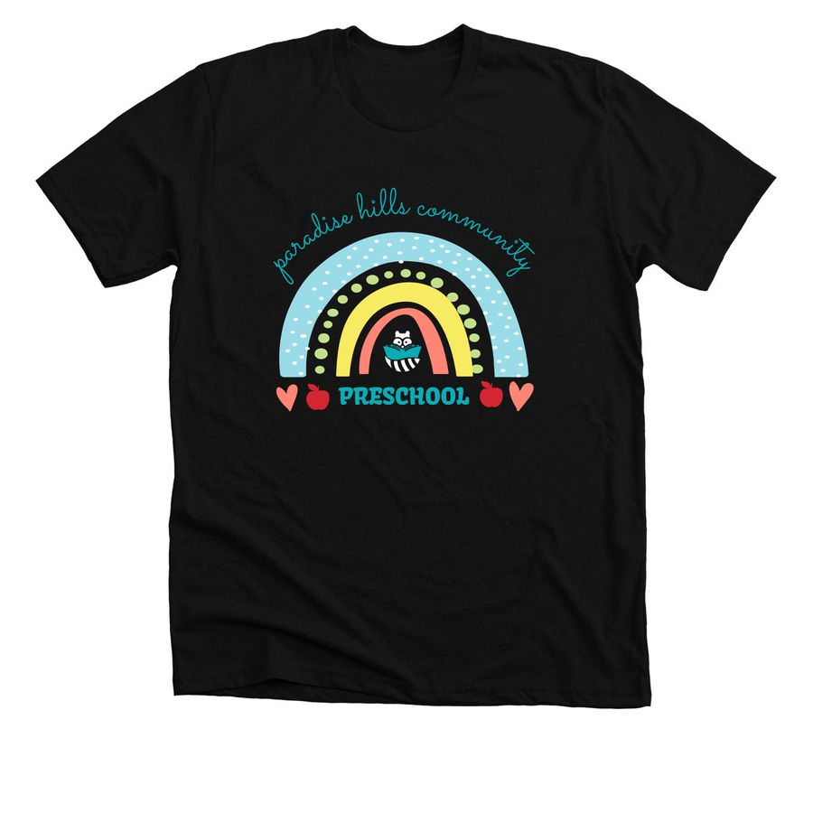 PHCP Rainbow School Spirit, a Solid Black Blend Premium Unisex Tee