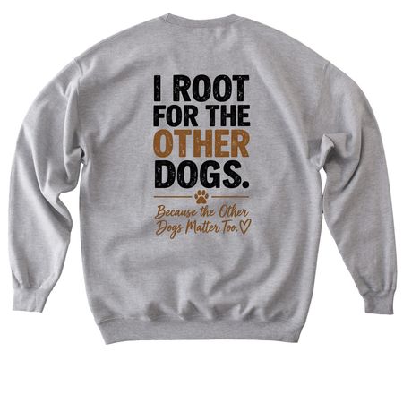 The Other Dogs, a Sport Grey Softstyle Crewneck Sweatshirt
