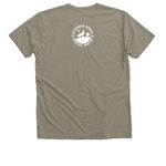 Sera shirts, a Heather Stone Premium V-Neck Tee (back-view)