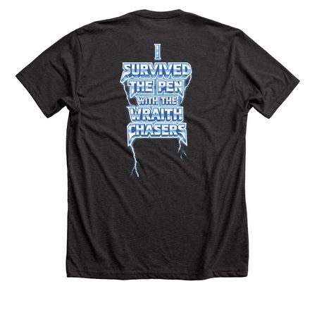 Missouri State Pen '26, a Dark Grey Heather Premium Unisex Tee (back-view)