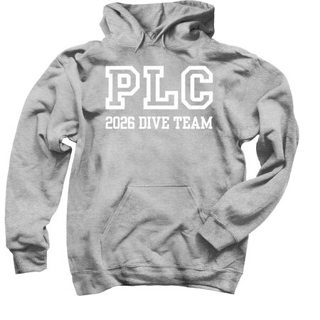 PLC Dive Team 2026, a Sport Grey Pullover Hoodie
