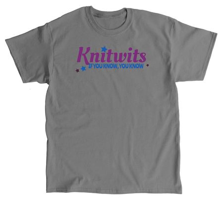 Knitwits, a Charcoal Classic Unisex Tee