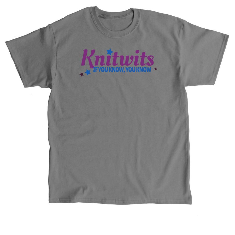 Knitwits, a Charcoal Classic Unisex Tee