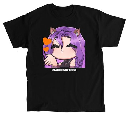 Kissy Face, a Black Classic Unisex Tee