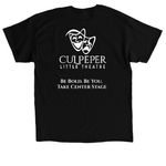 Cpep Pride, a Black Classic Unisex Tee (back-view)
