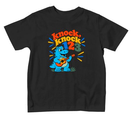 Toddler Dino Only, a Black Toddler Tee