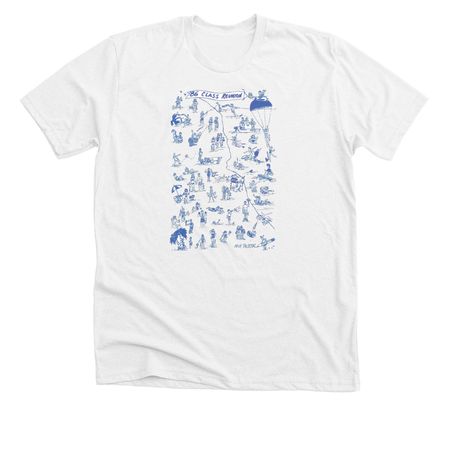 86 Senior Trip Design, a Solid White Blend Premium Unisex Tee