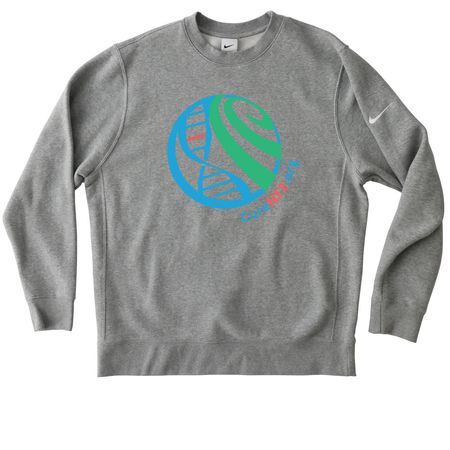Walt Disney World Marathon Weekend ?27, a Dark Grey Heather Nike Club Fleece Crewneck Sweatshirt