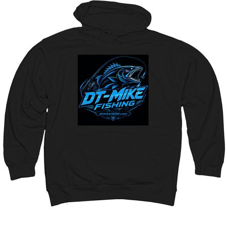 Merch, a Black Midweight Pullover Hoodie