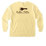 The Robbieisms Collection: Handy as a Pocket&nbsp;, a Butter Comfort Colors Long Sleeve Pocket Tee (back-view)