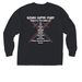 Kitaki Staff World Tour- Pocket, a Black Comfort Colors Long Sleeve Pocket Tee (back-view)