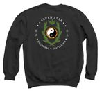 45th Anniversary Crest - sweatshirts, a Black Crewneck Sweatshirt (back-view)