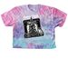 Piney Dead Head T-shirts, a Cotton Candy Women's Tie Dye Cropped Tee