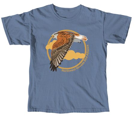 NNBA Ferruginous Hawk Shirts, a Blue Jean Comfort Colors Unisex Tee