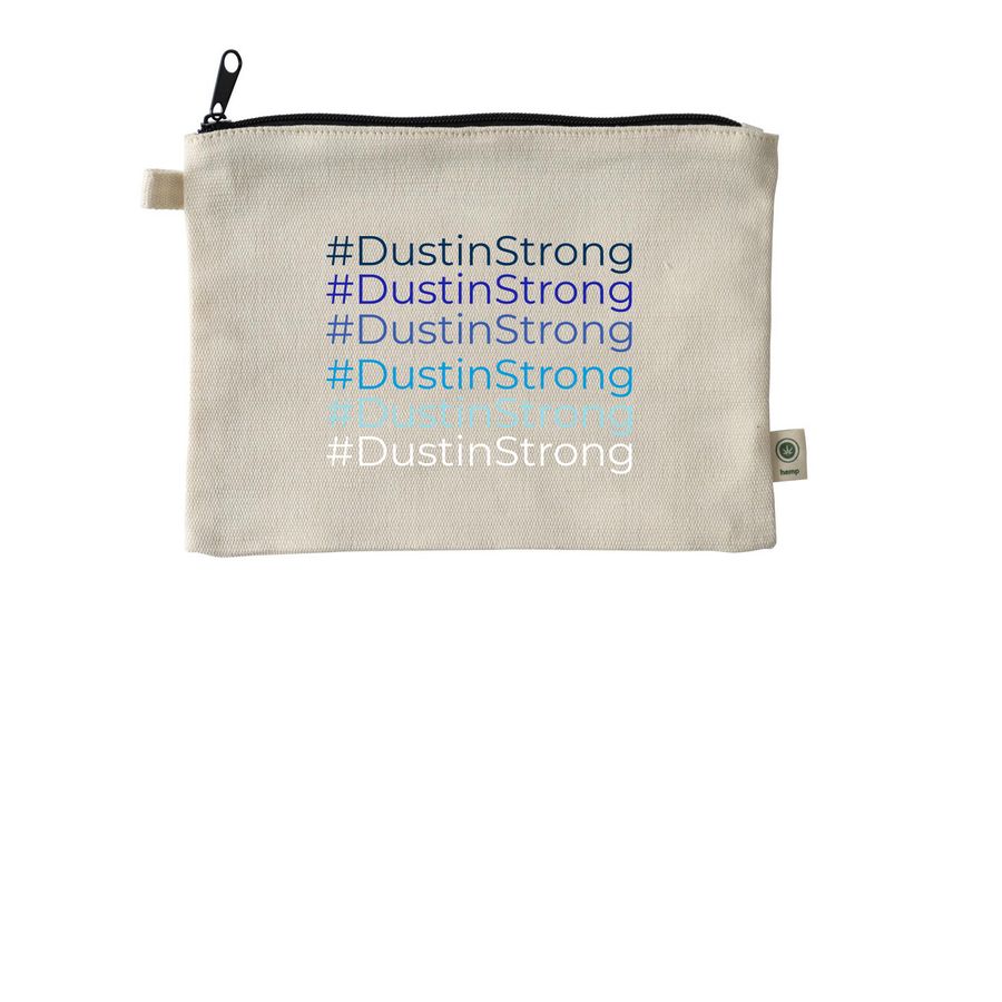 Funds for Dustin, a Natural 9"x7" Hemp Blend Pouch