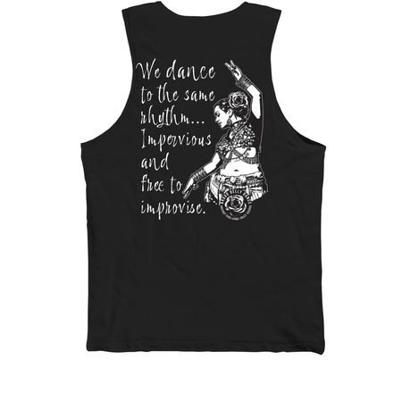 Bravo Belly Dance | Special Edition Logo, a Black Premium Cotton Tank