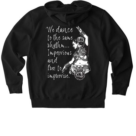 Bravo Belly Dance | Special Edition Logo, a Black Stanley/Stella Unisex Cultivator 2.0 Zip Up Pullover Hoodie