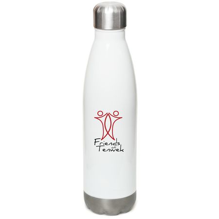 FOT Water Bottle, a White Stainless Steel Water Bottle