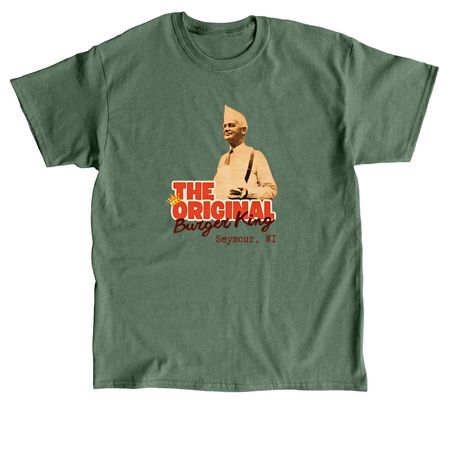 The OG Burger King, a Military Green Classic Unisex Tee
