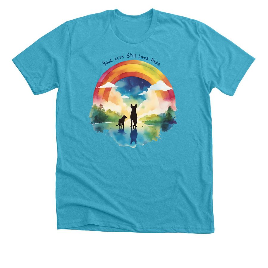 Best Friend, Forever Missed, a Heather Aqua Premium Unisex Tee