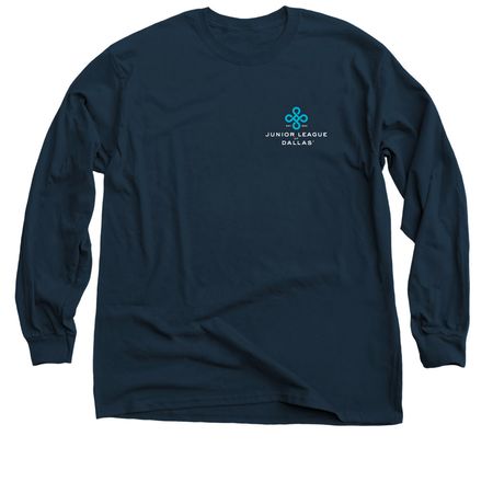 JLD&nbsp;Classic&nbsp;Logo - Dark, a Navy Classic Long Sleeve Tee
