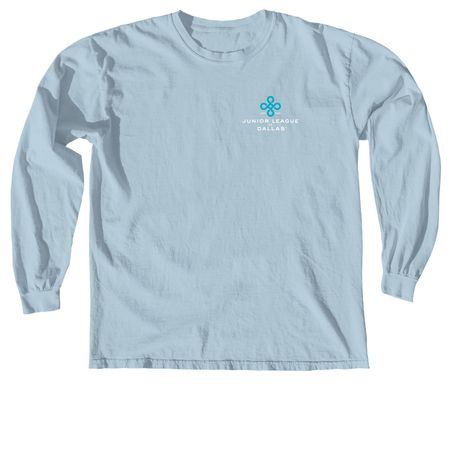 JLD&nbsp;Classic&nbsp;Logo - Dark, a Chambray Comfort Colors Long Sleeve Tee